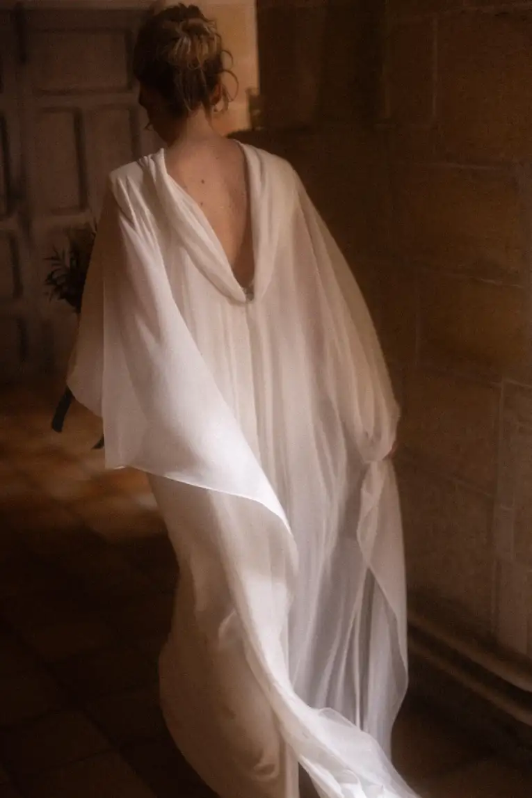 Wedding dress detail